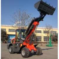 1.5 ton TL1500 telescopic boom loader with mulcher and pallet