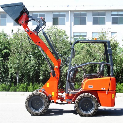 CH906 0.6t 600kg mini articulated wheel loader small front end loader for sale 1 year warranty wheel mini Loader