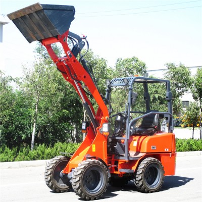 CH906 mini hydrostatic loader four wheel drive zl06 wheel loader for sale