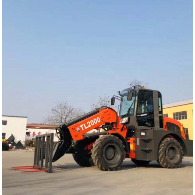 Europe market TL2000 2000kg articulated mini telescopic loader